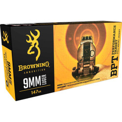 Browning BPT 9mm 147 Grain FMJ 50 Rd
